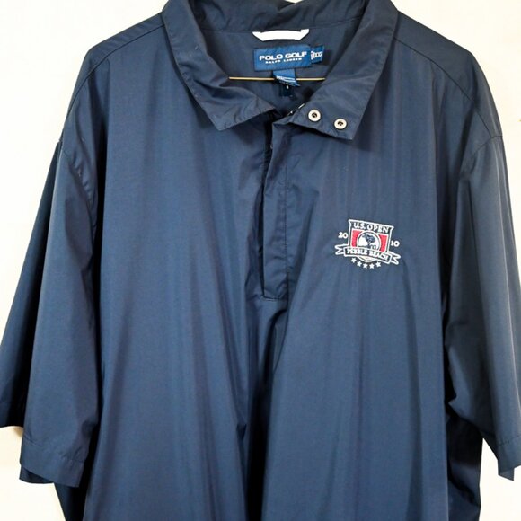 NEW Polo Golf Short Sleeve Golf Rain Shirt 2010 US Open Pebble Beach XXL - Picture 1 of 7